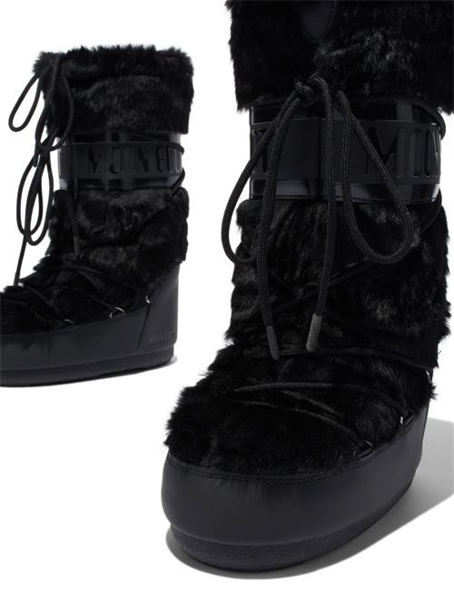 stivale Icon nero in ecopelliccia MOON BOOT | 80D1408900N001
